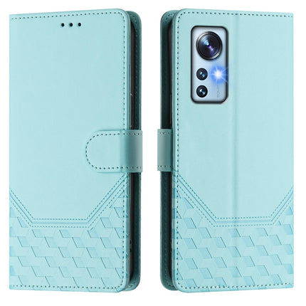 Honeycomb Embossing RFID Leather Phone Case, For Xiaomi 12 5G / 12X 5G / 12S 5G, For Xiaomi 12 Lite, For Xiaomi Poco C40 / Redmi 10C, For Xiaomi Civi 1S