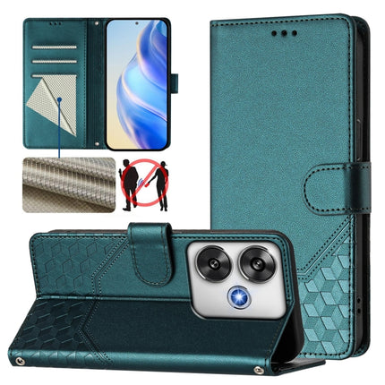 Honeycomb Embossing RFID Leather Phone Case, For Xiaomi Poco F6 5G, For Xiaomi Poco M6 Pro 4G, For Xiaomi Poco X6 Neo 5G, For Xiaomi Poco X6 Pro / Redmi K70E