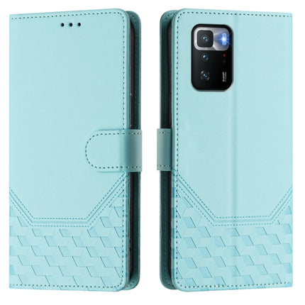 Honeycomb Embossing RFID Leather Phone Case, For Xiaomi Poco X3 GT, For Xiaomi Mi 11 Ultra, For Xiaomi Mi 11 Pro, For Xiaomi Mi 11