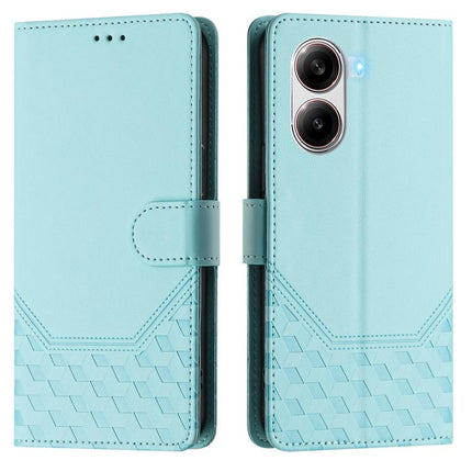 Honeycomb Embossing RFID Leather Phone Case, For Xiaomi Poco X7 Pro 5G / Redmi Turbo 4 5G, For Xiaomi Poco M7 Pro 5G, For Xiaomi 14T Pro, For Xiaomi 14T