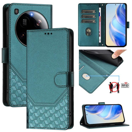 Honeycomb Embossing RFID Leather Phone Case, For Xiaomi Poco C71 / Redmi A5 4G 171.7mm, For Xiaomi Poco F7 Pro / F7 Ultra, For Xiaomi Poco X7 5G / Redmi Note 14 Pro 5G, For Xiaomi 15 Ultra