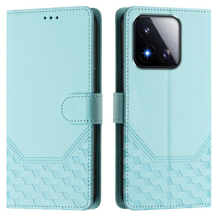 Honeycomb Embossing RFID Leather Phone Case, For Xiaomi 17 Max 5G, For Xiaomi 17T Pro 5G, For Redmi 15 5G Global / 15 4G SEA 169.5mm, For Xiaomi 15T Pro 5G