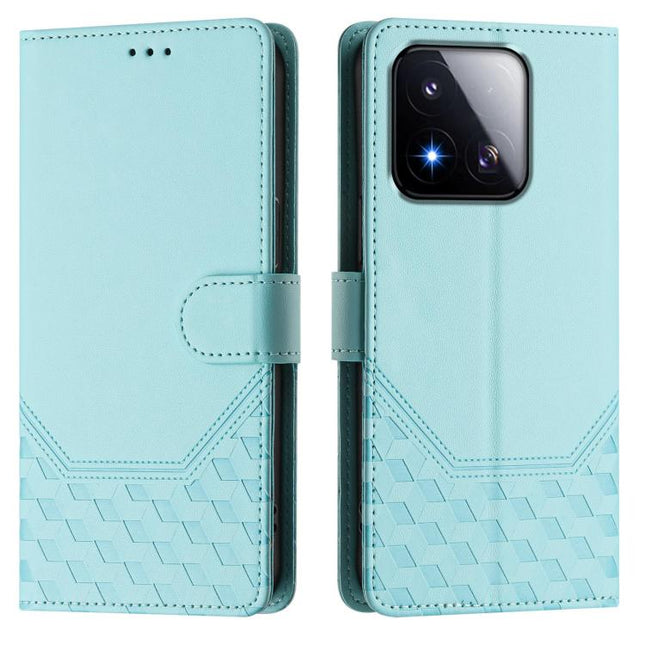 Honeycomb Embossing RFID Leather Phone Case, For Xiaomi 17 Max 5G, For Xiaomi 17T Pro 5G, For Redmi 15 5G Global / 15 4G SEA 169.5mm, For Xiaomi 15T Pro 5G