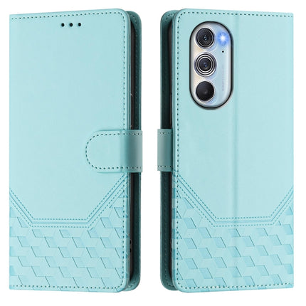Honeycomb Embossing RFID Leather Phone Case, For Motorola Edge X30 / Edge 30 Pro, For Motorola Edge S30 / Moto G200 5G