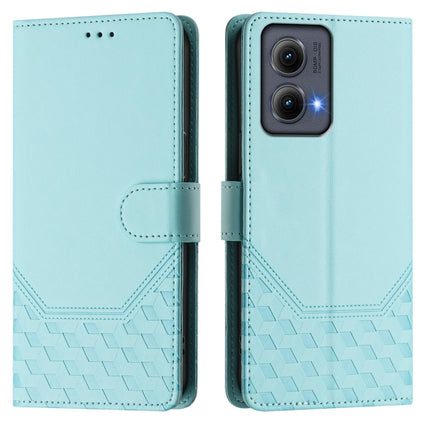 Honeycomb Embossing RFID Leather Phone Case, For Motorola Edge 5G 2024, For Motorola Edge 50 Ultra / X50 Ultra, For Motorola Edge 50 Pro, For Motorola Edge 50 Fusion