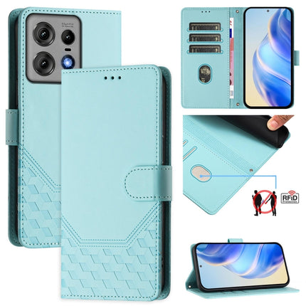 Honeycomb Embossing RFID Leather Phone Case, For Motorola Edge 5G 2024, For Motorola Edge 50 Ultra / X50 Ultra, For Motorola Edge 50 Pro, For Motorola Edge 50 Fusion
