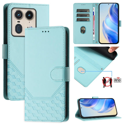Honeycomb Embossing RFID Leather Phone Case, For Motorola Edge 5G 2024, For Motorola Edge 50 Ultra / X50 Ultra, For Motorola Edge 50 Pro, For Motorola Edge 50 Fusion