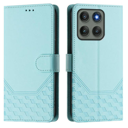 Honeycomb Embossing RFID Leather Phone Case, For Motorola Edge 60 Pro / 60s Pro 5G, For Motorola Edge 60 Fusion, For Motorola Edge 50 5G Global, For Motorola Edge 50 Neo