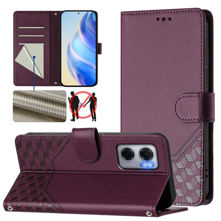 Honeycomb Embossing RFID Leather Phone Case, For Redmi Note 12 5G Global, For Redmi 12C / 11A, For Redmi 10 5G / Note 11E 5G / Note 11R, For Redmi K50 Ultra
