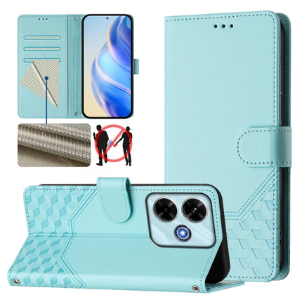 Honeycomb Embossing RFID Leather Phone Case, For Redmi K70 Ultra 5G, For Redmi 13 5G / 4G Global, For Redmi A3 4G Global / A3X 4G, For Redmi Note 13 Pro 4G Global