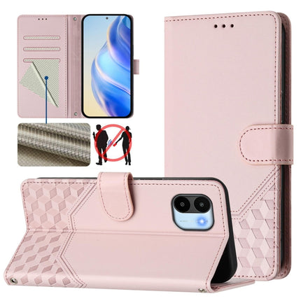 Honeycomb Embossing RFID Leather Phone Case, For Redmi Note 12 4G Global, For Redmi A1 4G / A2 4G, For Redmi Note 12 Explorer / 12 Pro+ 5G, For Redmi Note 12 Pro Speed / 12 Pro 5G