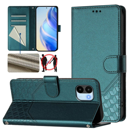 Honeycomb Embossing RFID Leather Phone Case, For Redmi Note 12 4G Global, For Redmi A1 4G / A2 4G, For Redmi Note 12 Explorer / 12 Pro+ 5G, For Redmi Note 12 Pro Speed / 12 Pro 5G