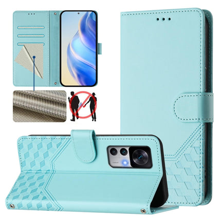 Honeycomb Embossing RFID Leather Phone Case, For Redmi Note 12 5G Global, For Redmi 12C / 11A, For Redmi 10 5G / Note 11E 5G / Note 11R, For Redmi K50 Ultra