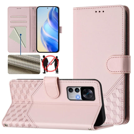 Honeycomb Embossing RFID Leather Phone Case, For Redmi Note 12 5G Global, For Redmi 12C / 11A, For Redmi 10 5G / Note 11E 5G / Note 11R, For Redmi K50 Ultra