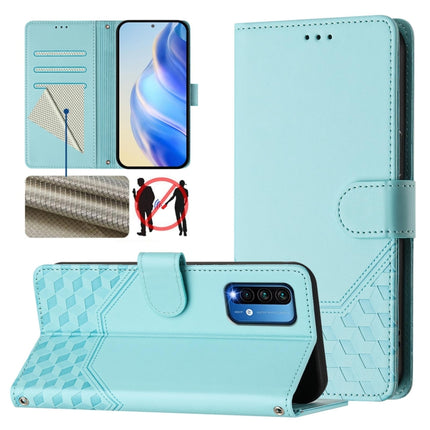 Honeycomb Embossing RFID Leather Phone Case, For Redmi Note 10 Pro 4G / Note 10 Pro Max, For Redmi 9T Global, For Redmi Note 9T Global