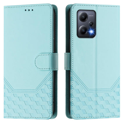 Honeycomb Embossing RFID Leather Phone Case, For Redmi Note 12 5G Global, For Redmi 12C / 11A, For Redmi 10 5G / Note 11E 5G / Note 11R, For Redmi K50 Ultra