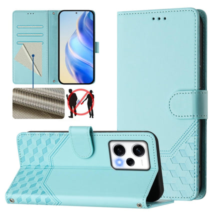Honeycomb Embossing RFID Leather Phone Case, For Redmi Note 12 4G Global, For Redmi A1 4G / A2 4G, For Redmi Note 12 Explorer / 12 Pro+ 5G, For Redmi Note 12 Pro Speed / 12 Pro 5G