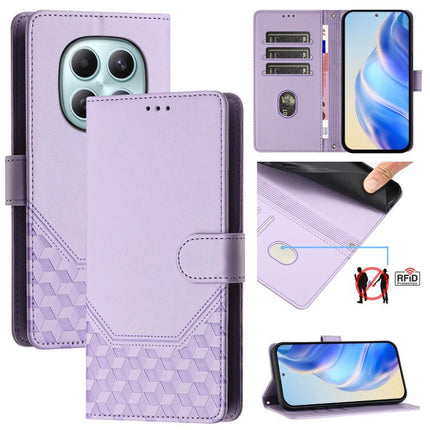 Honeycomb Embossing RFID Leather Phone Case, For Redmi Turbo 5 Max / Poco X8 Pro Max, For Redmi Turbo 5 5G Global / Poco X8 Pro 5G, For Redmi Note 15 Pro+ 5G 163.3mm/Poco M8 Pro 5G, For Redmi Note 15 5G / 4G 164mm / Poco M8 5G