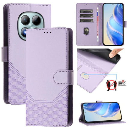 Honeycomb Embossing RFID Leather Phone Case, For Redmi Turbo 5 Max / Poco X8 Pro Max, For Redmi Turbo 5 5G Global / Poco X8 Pro 5G, For Redmi Note 15 Pro+ 5G 163.3mm/Poco M8 Pro 5G, For Redmi Note 15 5G / 4G 164mm / Poco M8 5G