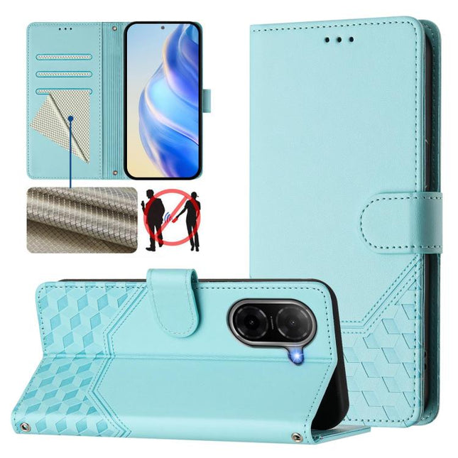 Honeycomb Embossing RFID Leather Phone Case, For Redmi A7 / A5 4G 171mm / Poco C71, For Redmi K90 Max 5G, For Redmi A7 Pro 171mm / Poco C85x 5G / C81, For Redmi 15a 5G