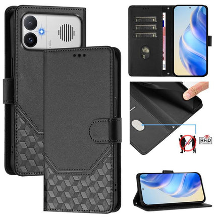 Honeycomb Embossing RFID Leather Phone Case, For Redmi A7 / A5 4G 171mm / Poco C71, For Redmi K90 Max 5G, For Redmi A7 Pro 171mm / Poco C85x 5G / C81, For Redmi 15a 5G
