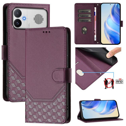 Honeycomb Embossing RFID Leather Phone Case, For Redmi A7 / A5 4G 171mm / Poco C71, For Redmi K90 Max 5G, For Redmi A7 Pro 171mm / Poco C85x 5G / C81, For Redmi 15a 5G