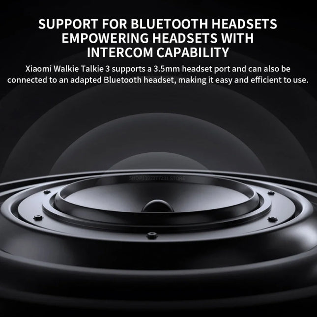 Original Xiaomi IP65 Waterproof UV Dual Band Walkie Talkie 3