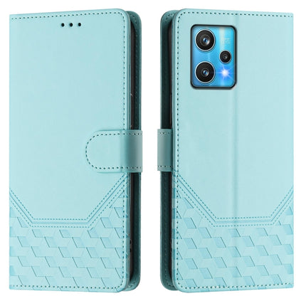 Honeycomb Embossing RFID Leather Phone Case, For Realme 9 Pro+ 5G / 9 4G Global, For Realme GT Neo 3, For Realme 9 Pro 5G Global, For Realme C21Y