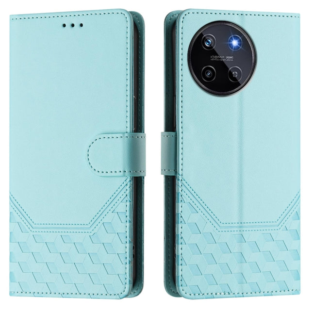 Honeycomb Embossing RFID Leather Phone Case, For Realme 11 4G Global, For Realme GT3  / GT5 240W, For Realme Narzo 60 Pro, For Realme C65 4G Global