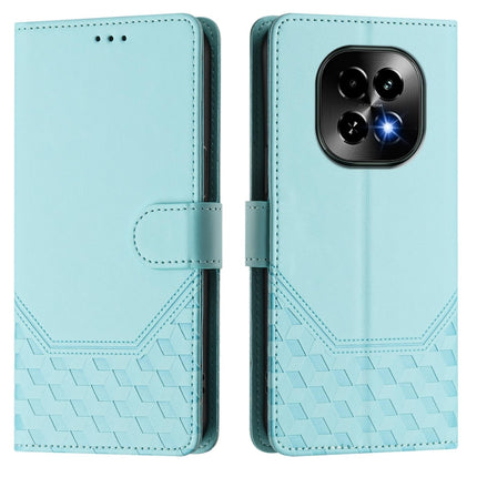 Honeycomb Embossing RFID Leather Phone Case, For Realme C63 5G Global, For Realme Note 60 4G Global / C61 India, For Realme 13+ 5G Global, For Realme 13 Pro 5G / 13 Pro+ 5G