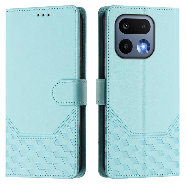 Honeycomb Embossing RFID Leather Phone Case, For Realme 16 Pro 5G Global, For Realme C71 4G India / Note 70 4G, For Realme C85 5G / 15x 5G India, For Realme P4 Pro 5G