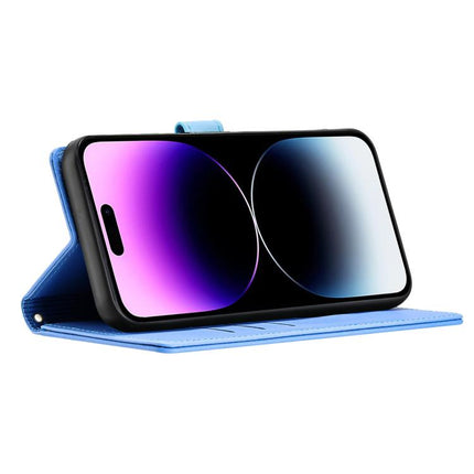 Cartoon Elephant Embossed Leather Phone Case, For iPhone 17 Pro Max, For iPhone 17 Pro, For iPhone 17, For iPhone Air