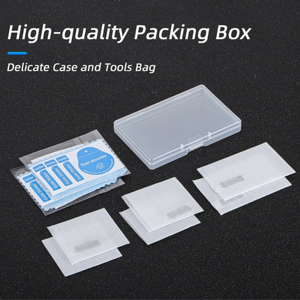 Protector de lente 3 en 1 Sunnylife para pantalla delantera y trasera de DJI Osmo Action 5 Pro, películas de vidrio templado, juegos 1 + 1 + 1, juegos 2 + 2 + 2