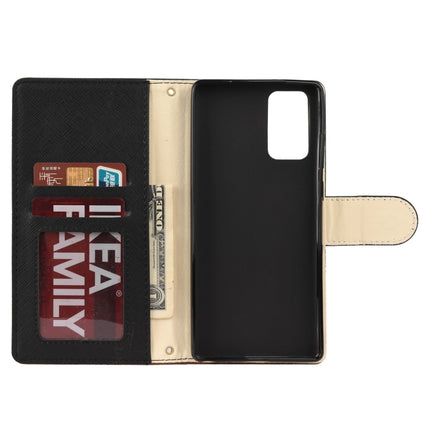 Color Splicing Horizontal Flip Leather Case with Holder & Card Slots & Wallet & Photo Frame, For Samsung Galaxy Note20, For Samsung Galaxy Note20 Ultra