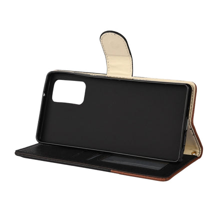 Color Splicing Horizontal Flip Leather Case with Holder & Card Slots & Wallet & Photo Frame, For Samsung Galaxy Note20, For Samsung Galaxy Note20 Ultra
