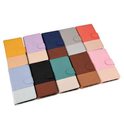 Color Splicing Horizontal Flip Leather Case with Holder & Card Slots & Wallet & Photo Frame, For Samsung Galaxy Note20, For Samsung Galaxy Note20 Ultra