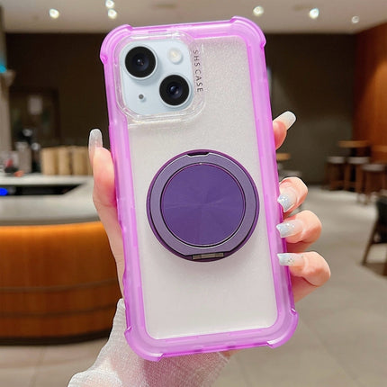 Matte TPU Hybrid PC 3-in-1 MagSafe Holder Phone Case, For iPhone 15 Plus, For iPhone 15, For iPhone 14 Plus, For iPhone 14, For iPhone 14 Pro, For iPhone 14 Pro Max