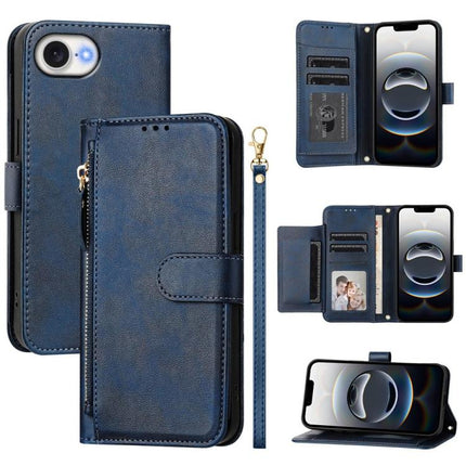 Multi-Card Slots Zipper Wallet Leather Phone Case, For iPhone 17e / 16e, For iPhone 17 Pro Max, For iPhone 17 Pro, For iPhone 17