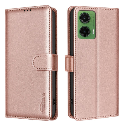 Litchi Texture RFID Anti-theft Leather Phone Case, For Motorola Moto G15, For Motorola Moto G75 5G, For Motorola Moto G35, For Motorola Moto G55
