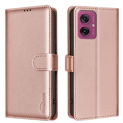 Litchi Texture RFID Anti-theft Leather Phone Case, For Motorola Moto G15, For Motorola Moto G75 5G, For Motorola Moto G35, For Motorola Moto G55