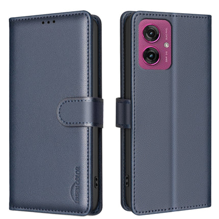 Litchi Texture RFID Anti-theft Leather Phone Case, For Motorola Moto G15, For Motorola Moto G75 5G, For Motorola Moto G35, For Motorola Moto G55