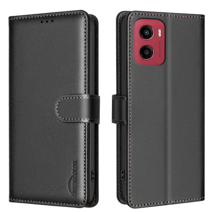 Litchi Texture RFID Anti-theft Leather Phone Case, For Motorola Moto G56 5G, For Motorola Edge 60 Pro, For Motorola Edge 60 Fusion, For Motorola Moto G05
