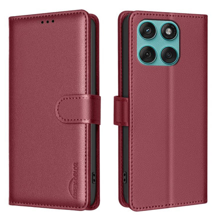 Litchi Texture RFID Anti-theft Leather Phone Case, For Motorola Moto G56 5G, For Motorola Edge 60 Pro, For Motorola Edge 60 Fusion, For Motorola Moto G05