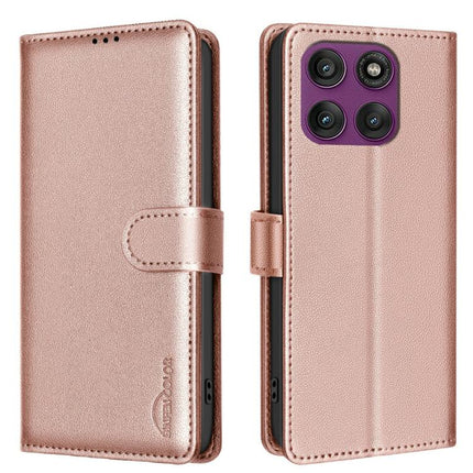 Litchi Texture RFID Anti-theft Leather Phone Case, For Motorola Moto G56 5G, For Motorola Edge 60 Pro, For Motorola Edge 60 Fusion, For Motorola Moto G05