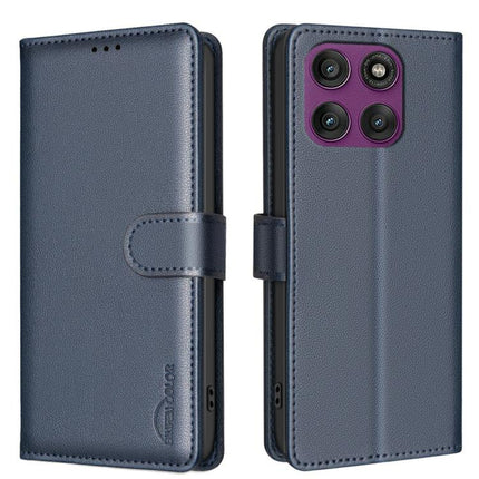 Litchi Texture RFID Anti-theft Leather Phone Case, For Motorola Moto G56 5G, For Motorola Edge 60 Pro, For Motorola Edge 60 Fusion, For Motorola Moto G05