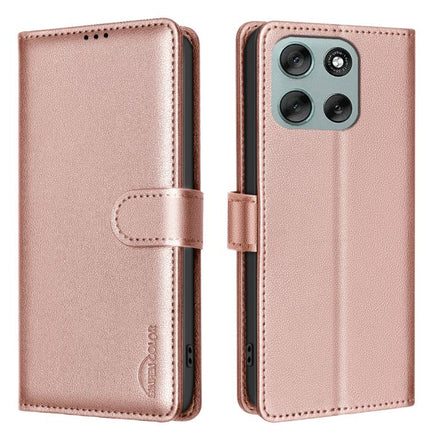 Litchi Texture RFID Anti-theft Leather Phone Case, For Motorola Moto G56 5G, For Motorola Edge 60 Pro, For Motorola Edge 60 Fusion, For Motorola Moto G05
