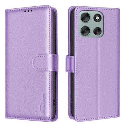 Litchi Texture RFID Anti-theft Leather Phone Case, For Motorola Moto G56 5G, For Motorola Edge 60 Pro, For Motorola Edge 60 Fusion, For Motorola Moto G05