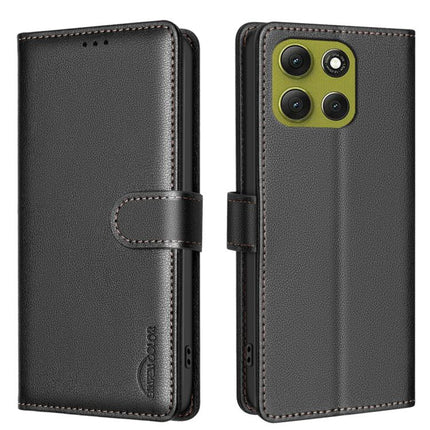 Litchi Texture RFID Anti-theft Leather Phone Case, For Motorola Moto G Max/G87 5G, For Motorola Moto G37 Power 5G, For Motorola Edge 70 Fusion 5G, For Motorola Moto G86 5G