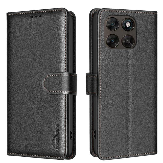 Litchi Texture RFID Anti-theft Leather Phone Case, For Motorola Moto G Max/G87 5G, For Motorola Moto G37 Power 5G, For Motorola Edge 70 Fusion 5G, For Motorola Moto G86 5G
