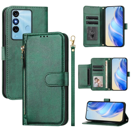 Multi-Card Slots Zipper Wallet Leather Phone Case, For Itel P40, For Itel P38, For Itel S17 S661W / Vision 3, For Itel A48